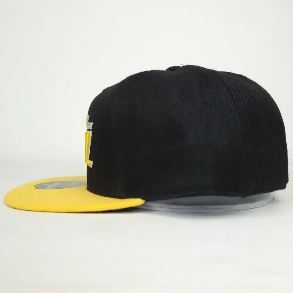 New Orleans Jazz Mitchell &‎ Ness Fitted 7 3/8 Flatbill Hat Cap 3D Logo NWT